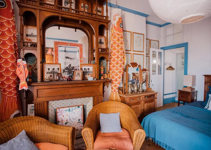 לינה וארוחת בוקר La Louis, Maison D'hotes, Vue ליון-סור-מר